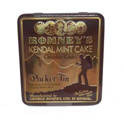 Romney's Chocolate Covered Kendal Mint Cake Pocket Tin