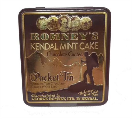 Romney's Chocolate Covered Kendal Mint Cake Pocket Tin