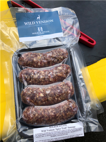 Holker Estate Wild Venison "Spice Trail" Sausages