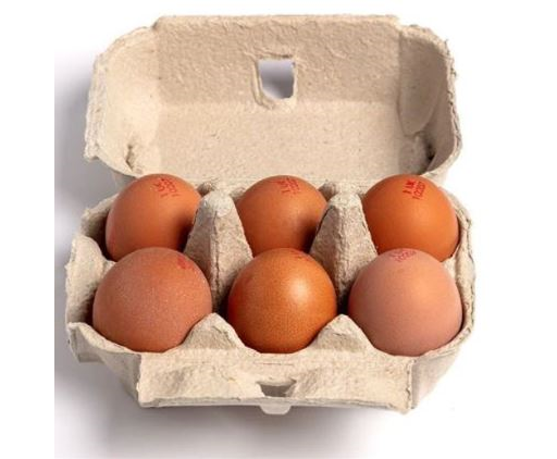 6 x South Lakeland Free Range Eggs - Large