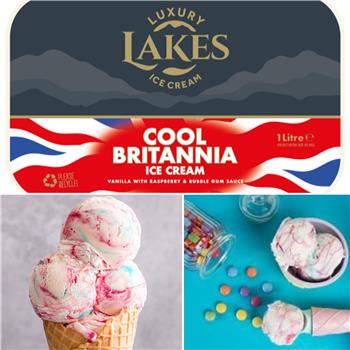 Cool Britannia Luxury Ice Cream (1L)