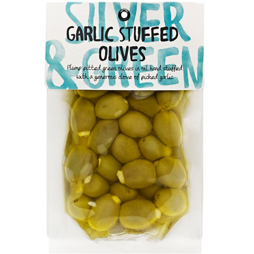 Cumbrian Marinated, Garlic Stuffed Olives