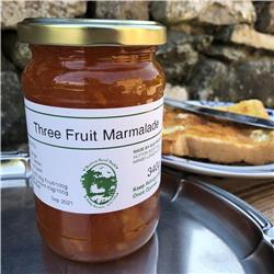 Mrs Prickett's farm-made Three Fruit Marmalade (340g)