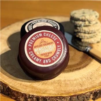Wensleydale & Cranberry Premium Cheese Truckle (200g)